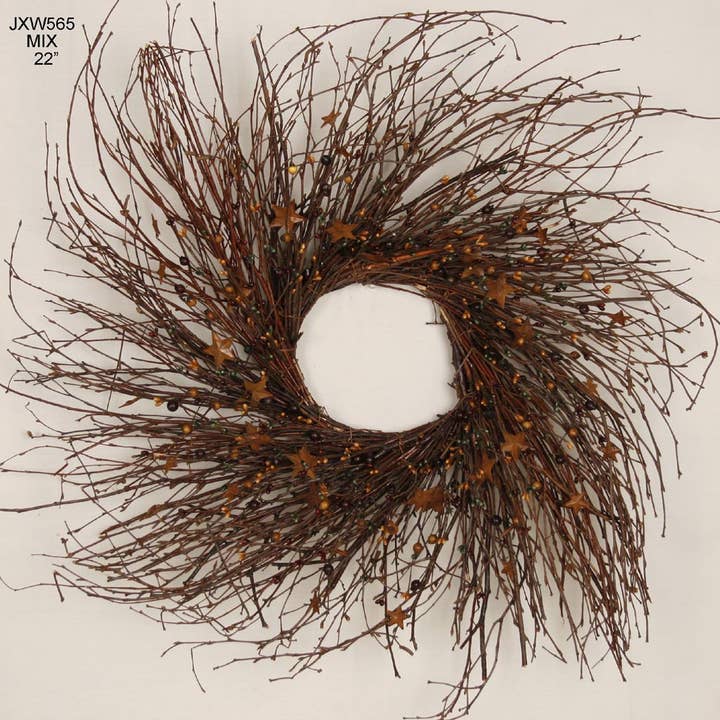 Rustic Country Home Decorative Wreath for wholesale by Tellon Investment & Trade