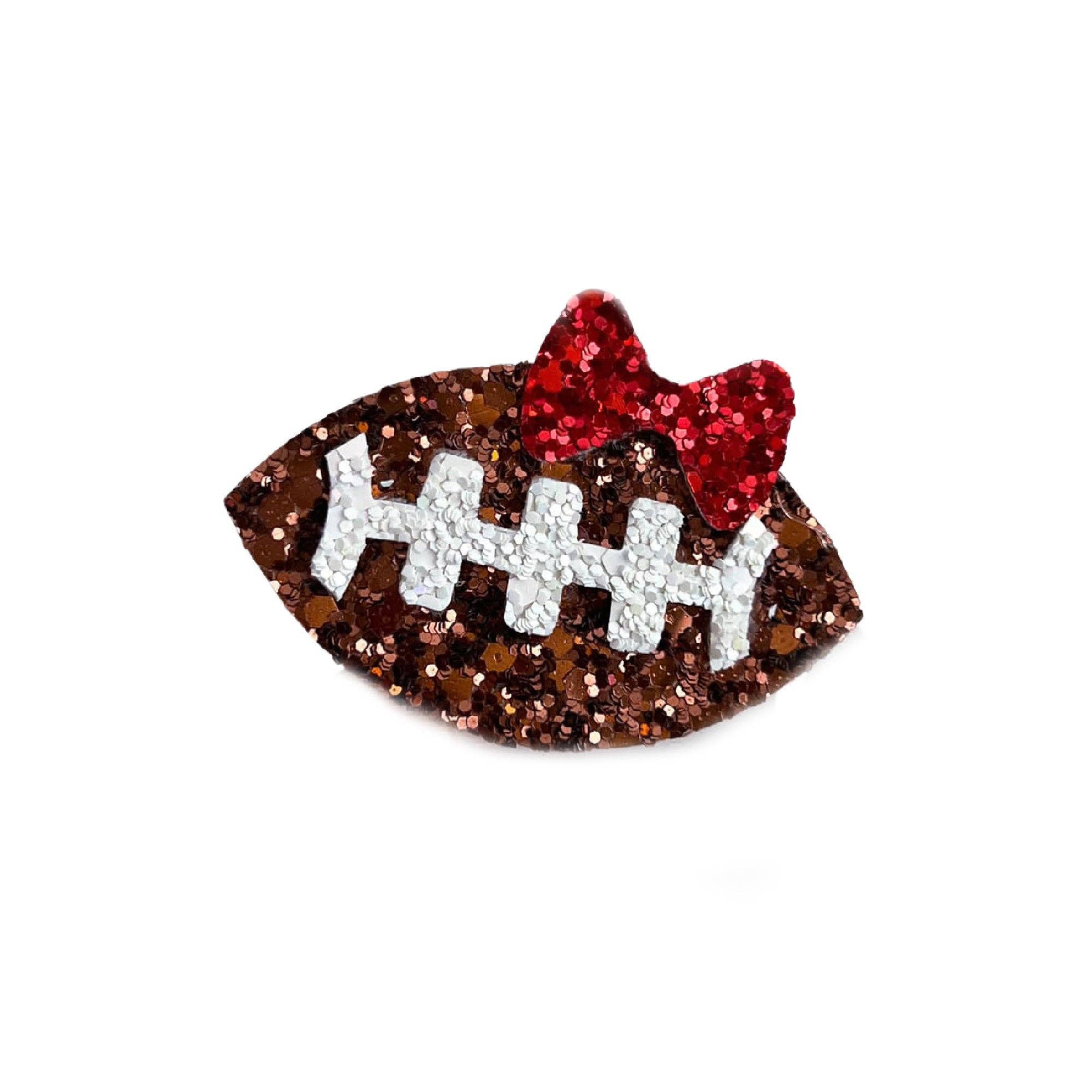 Sparkling New Baby, LLC. - Wholesale Hair Clip - Kids - Football Shape Hair Clip1