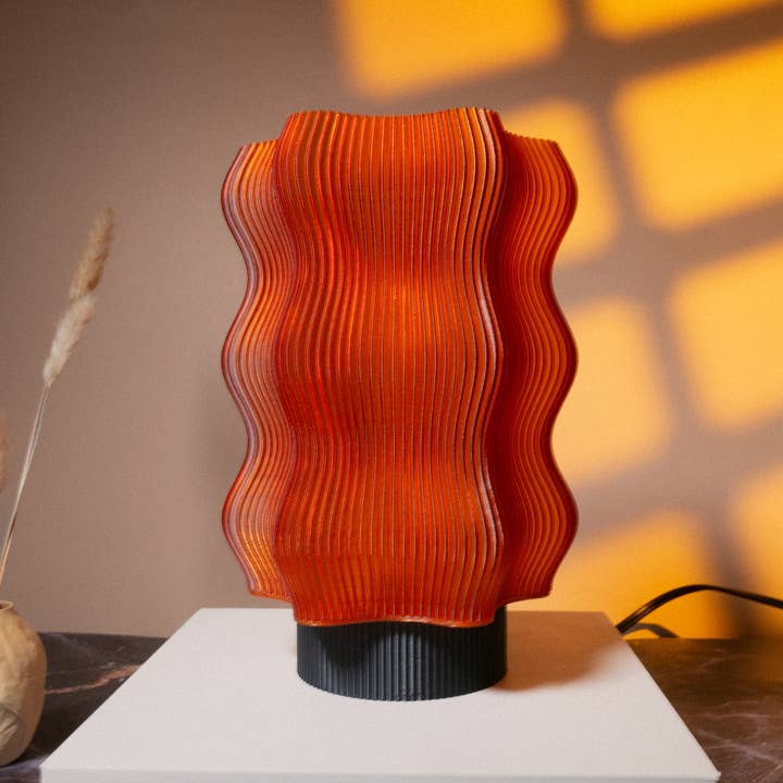 OrijaDesign - Wholesale Accent/Desk Lamp - Reef Table Lamp - Amber3