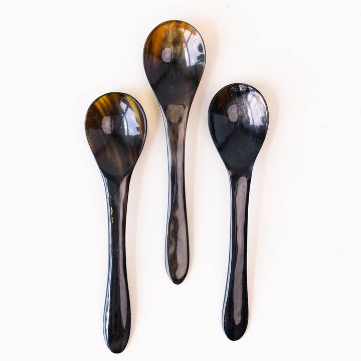 Amani ya Juu - Wholesale Kitchen Spoon - Cow Horn Spoon5