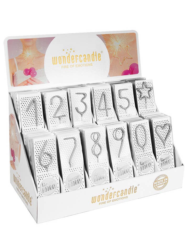 Hiphip hooray classic Assortment - Silver - 144 pour la vente par Wondercandle