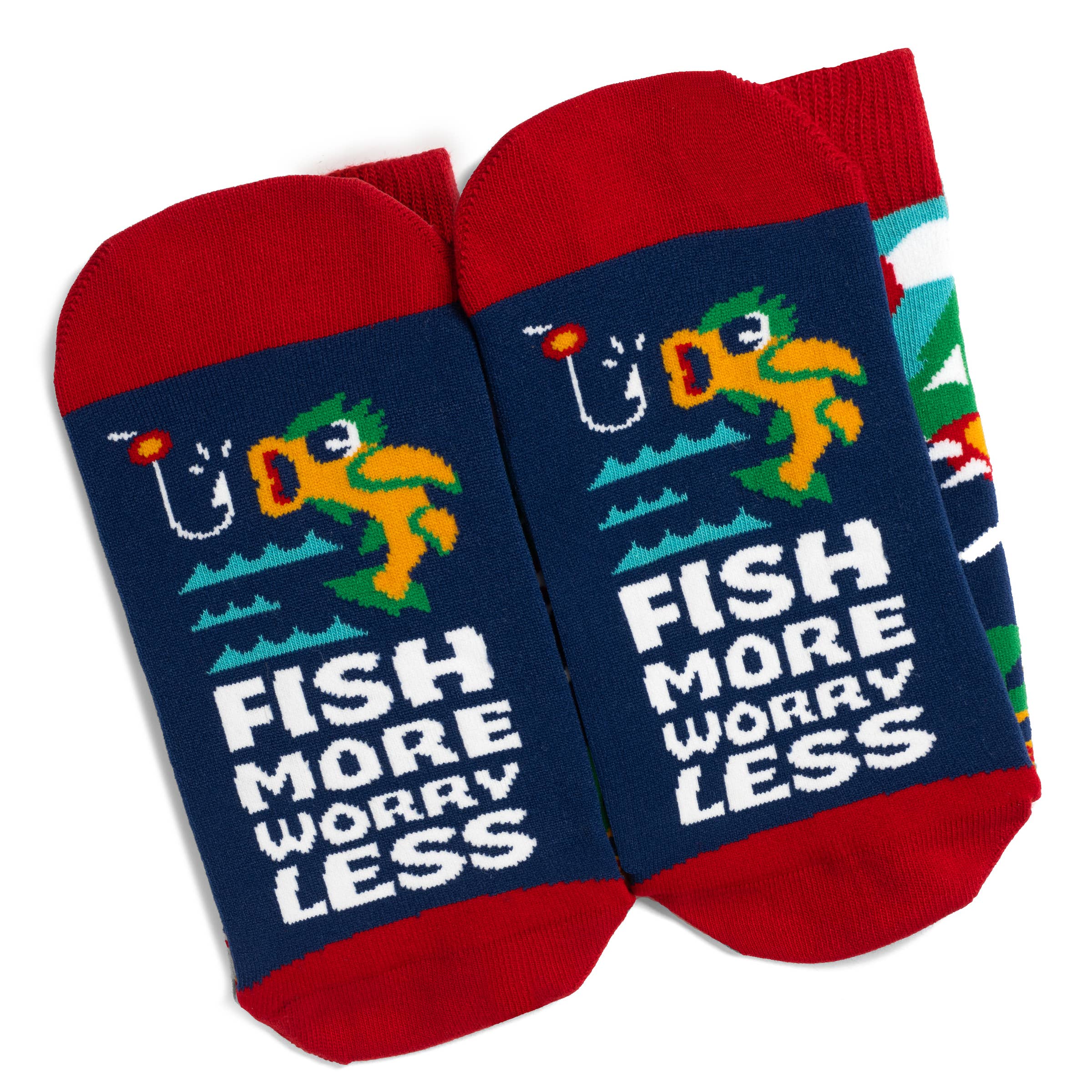 Lavley – wholesale Socks – Unisex – Fish More, Worry Less Socks5