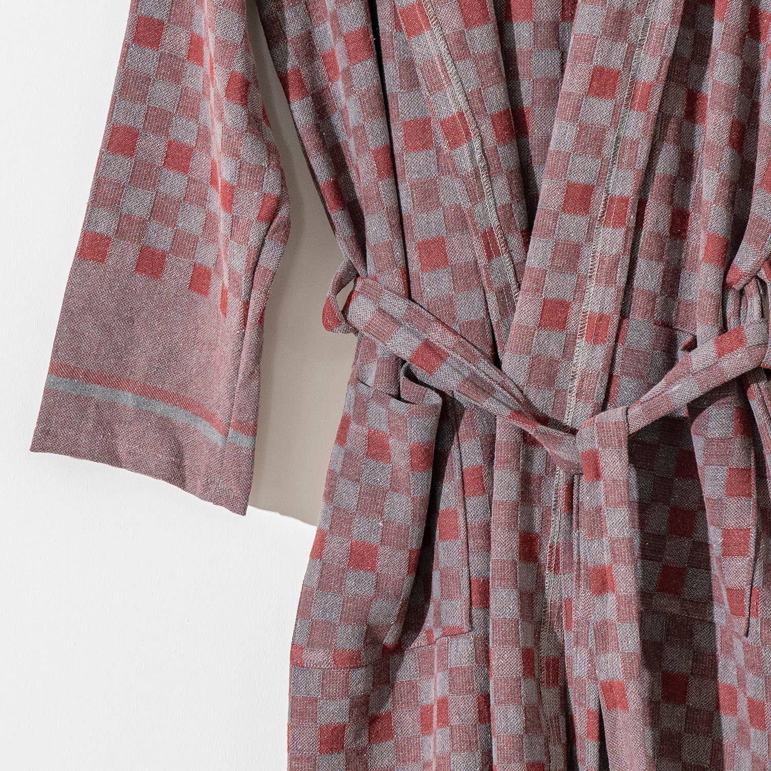 Kikoya - Wholesale Badjas - Uniseks - Lichte Turkse katoenen badjas met capuchon, sneldrogende kimono8