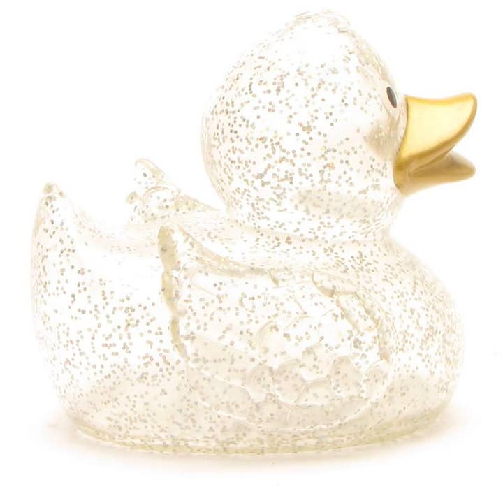 Duckshop - Wholesale Bath Toy - Baby - Rubber duck Camilla - glitter with gold - rubber duck1
