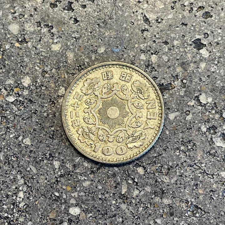 Mountainstruck Coin Rings and Jewelry - Wholesale Pendant/Charm Necklace - Japan Phoenix 100 Yen Silver Hand Cut Coin Necklace4