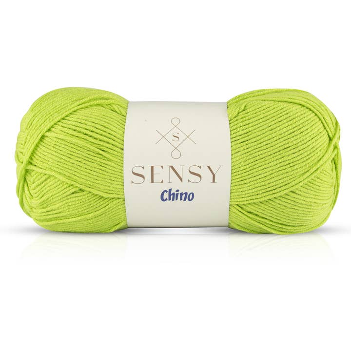 Sensy - Wholesale Yarn - Sensy Chino Soft Cotton Yarn, 3.5 oz, 360 Yards, Gauge 2 Fin22