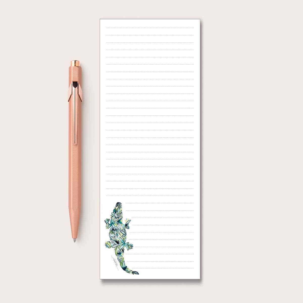 Amanda Klein Co. - Wholesale Notepad - Alligator Refrigerator Notepad0