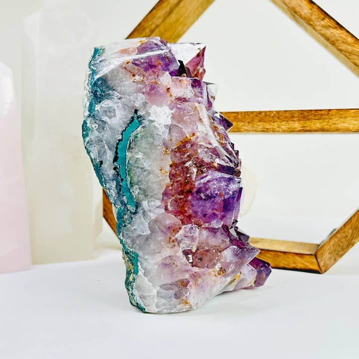 Rock Paradise - Wholesale Spiritual Stone/Crystal - Amethyst Crystal Cut Base One-of-a-Kind #11