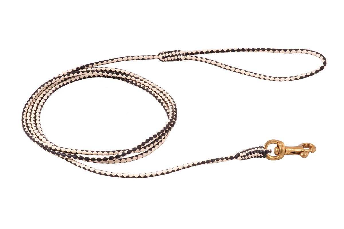 Alvalley - Wholesale Pet Leash - Dog - Braided Leather Snap Leads75