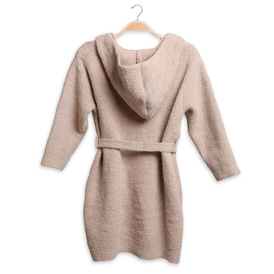 Fashion City - Vente Peignoir – enfant - Peignoir à capuche doux et luxueux pour enfants avec poche6