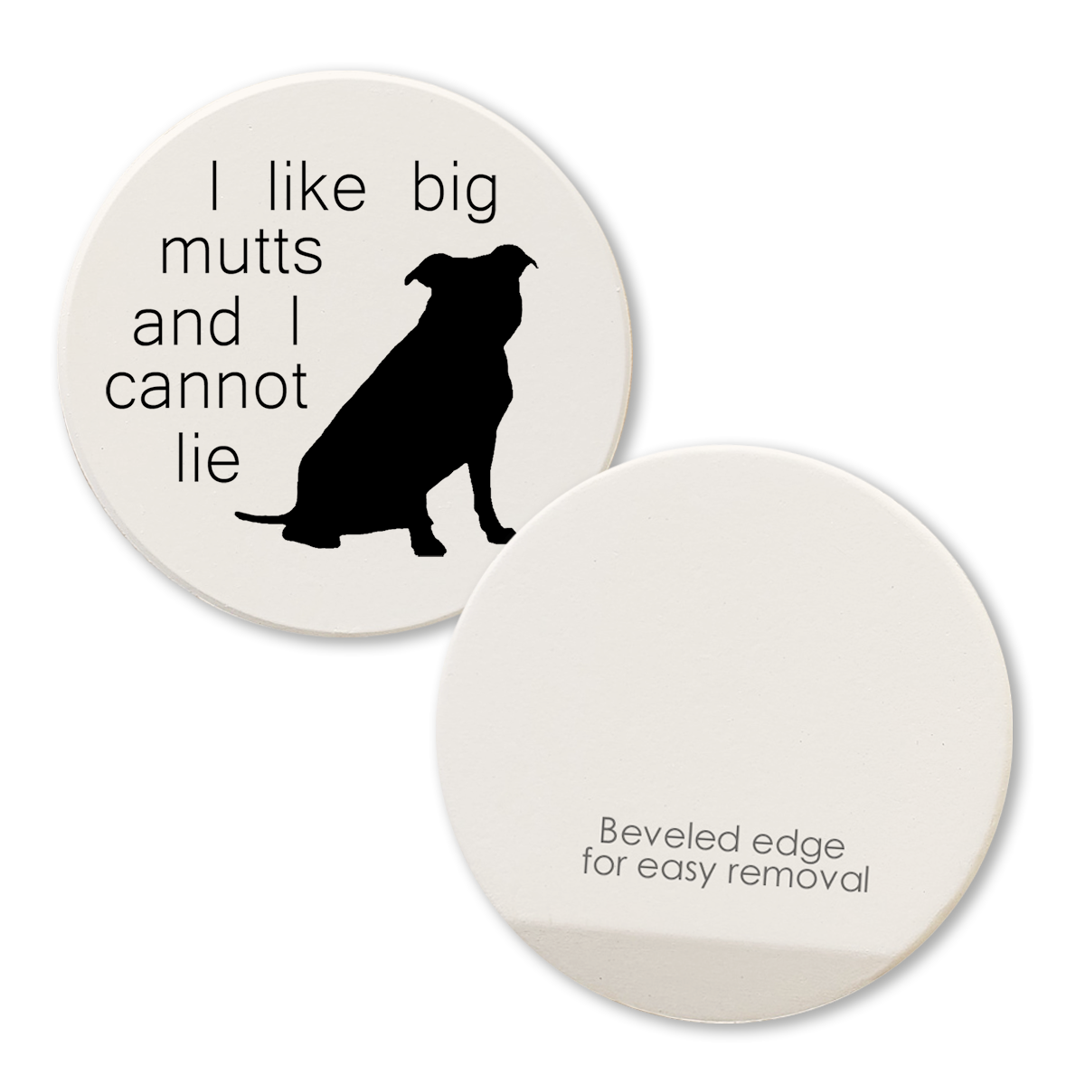 Tipsy Coasters & Gifts - Wholesale Car Coaster - Unisex - Car Coaster I Like Big Mutts1