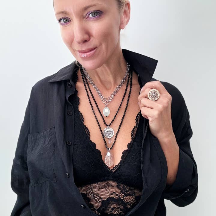 Katia Designs - Wholesale Jewelry Set - Remember Who The F*ck You Are Original Necklace Layering Bundle4