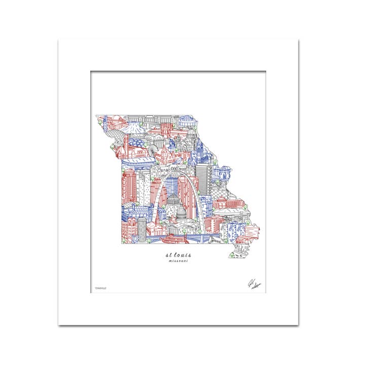 Townsville Art – Großhandel Kunstdruck – St. Louis Missouri Wanddekor5