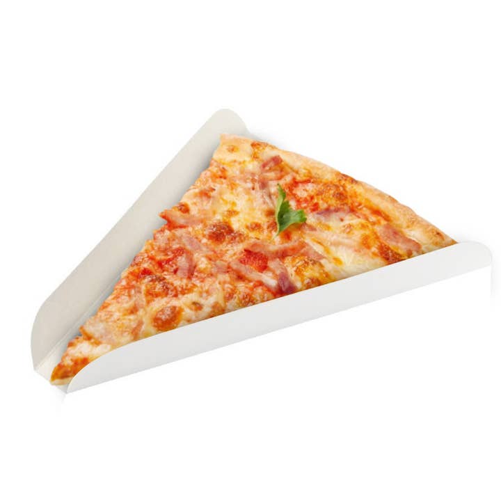 White Portion Pizza Wedges for wholesale by PUNTOQPACK