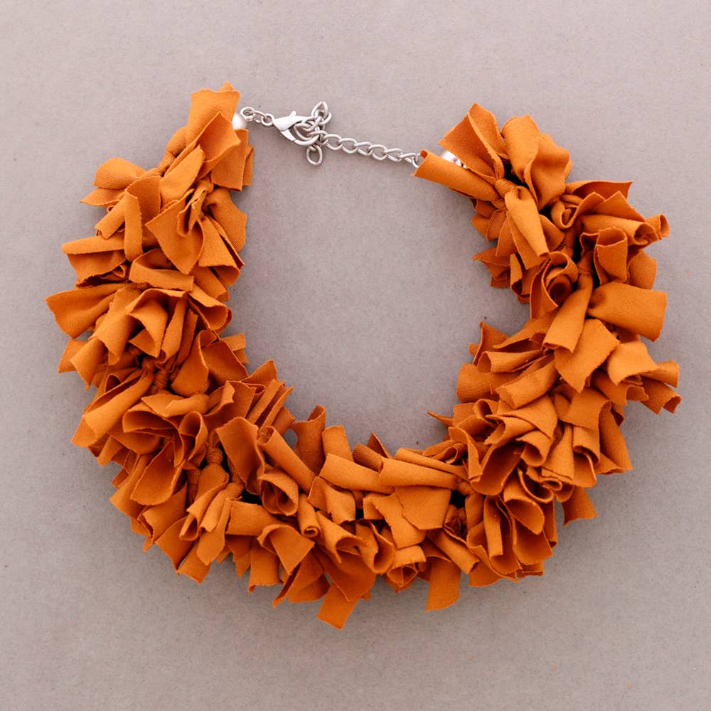 Sonata – wholesale Snap-smycken – Franshalsband Tyg3