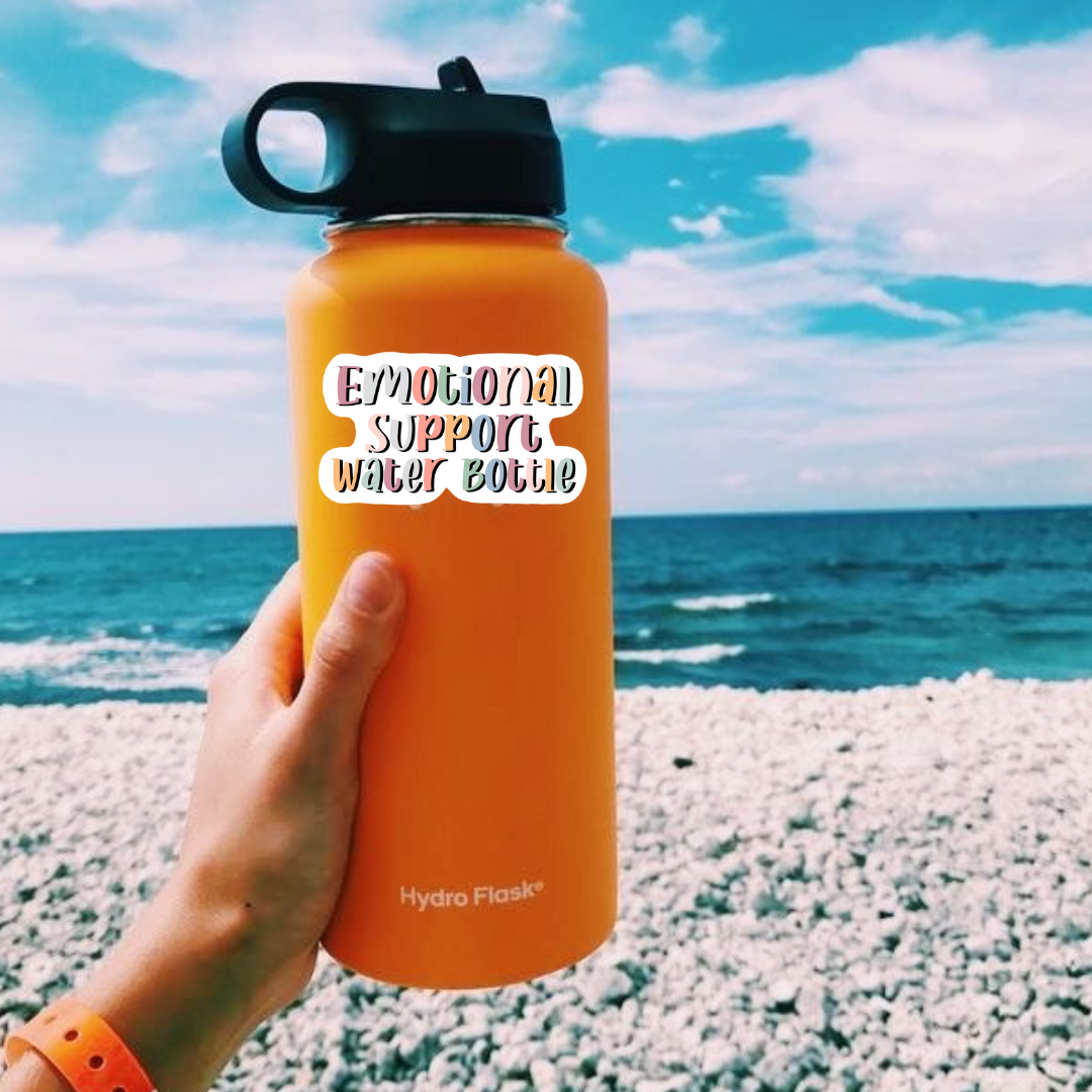 Daisycreations7 - Wholesale Sticker - Emotional support water bottle sticker, water bottle sticker2