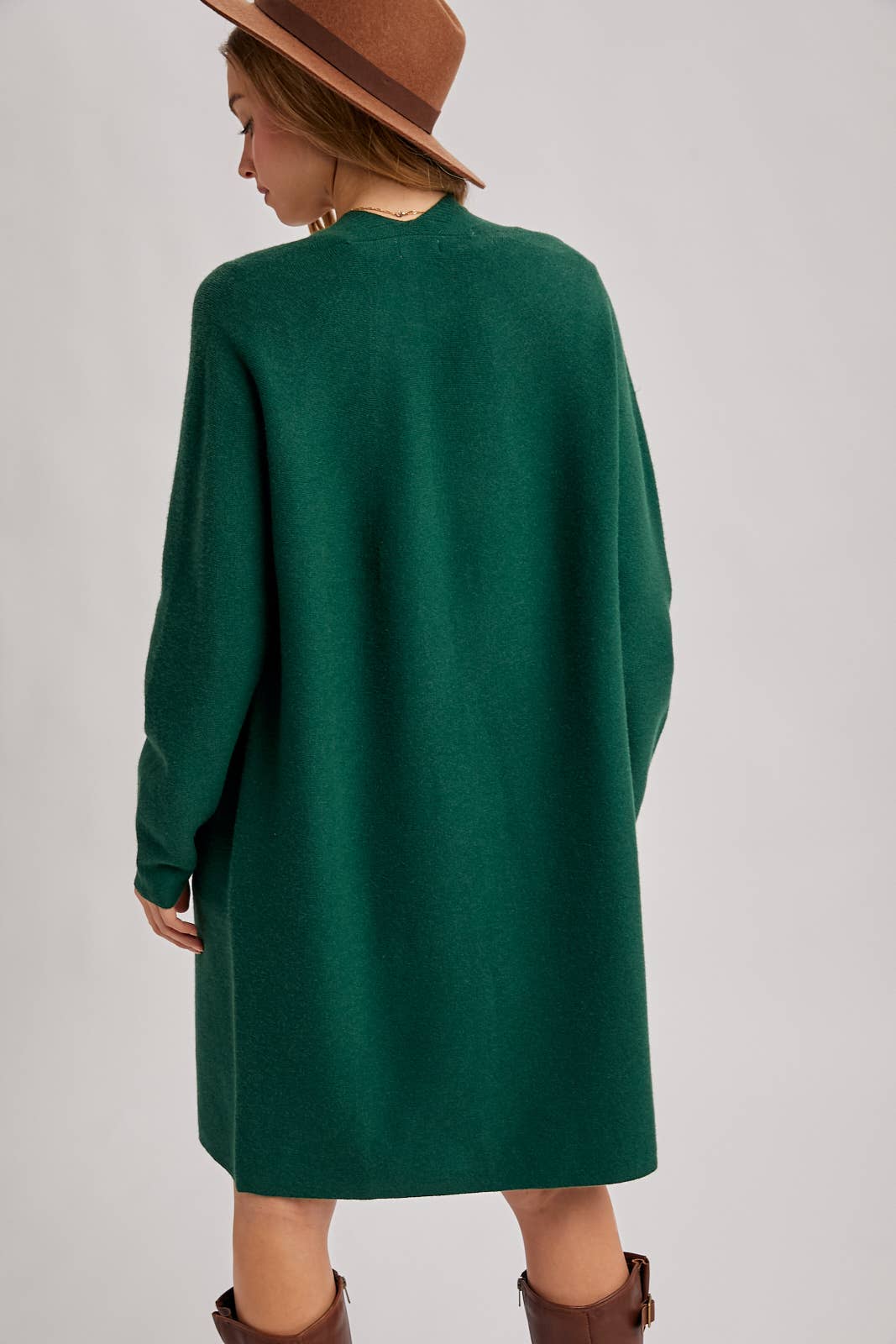 Bluivy - Wholesale Cardigan - Women's - WHOLEGARMENT OPEN FRONT KNIT SWEATER CARDIGAN5