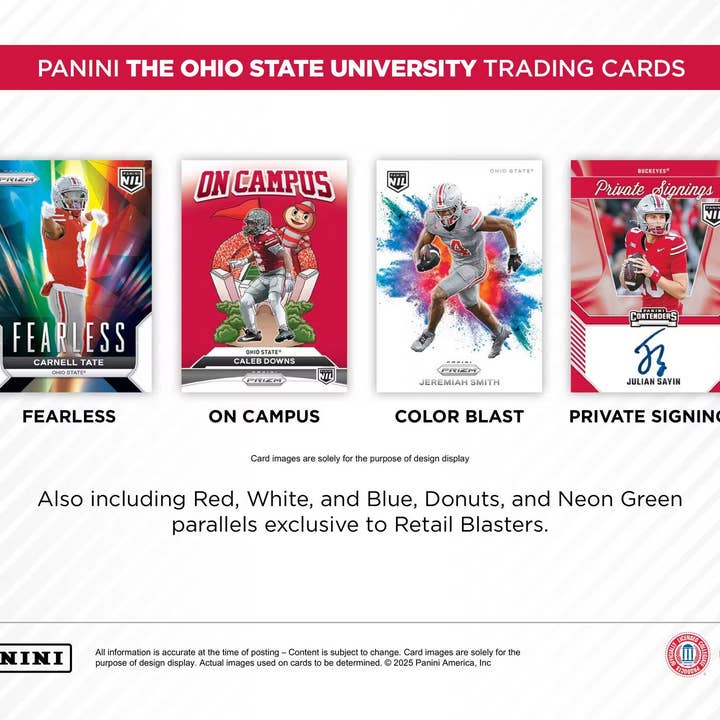 Wildwood Enterprises LLC - Wholesale Playing Cards - 2024-25 Panini Ohio State University NIL 24ct. Blaster Box3