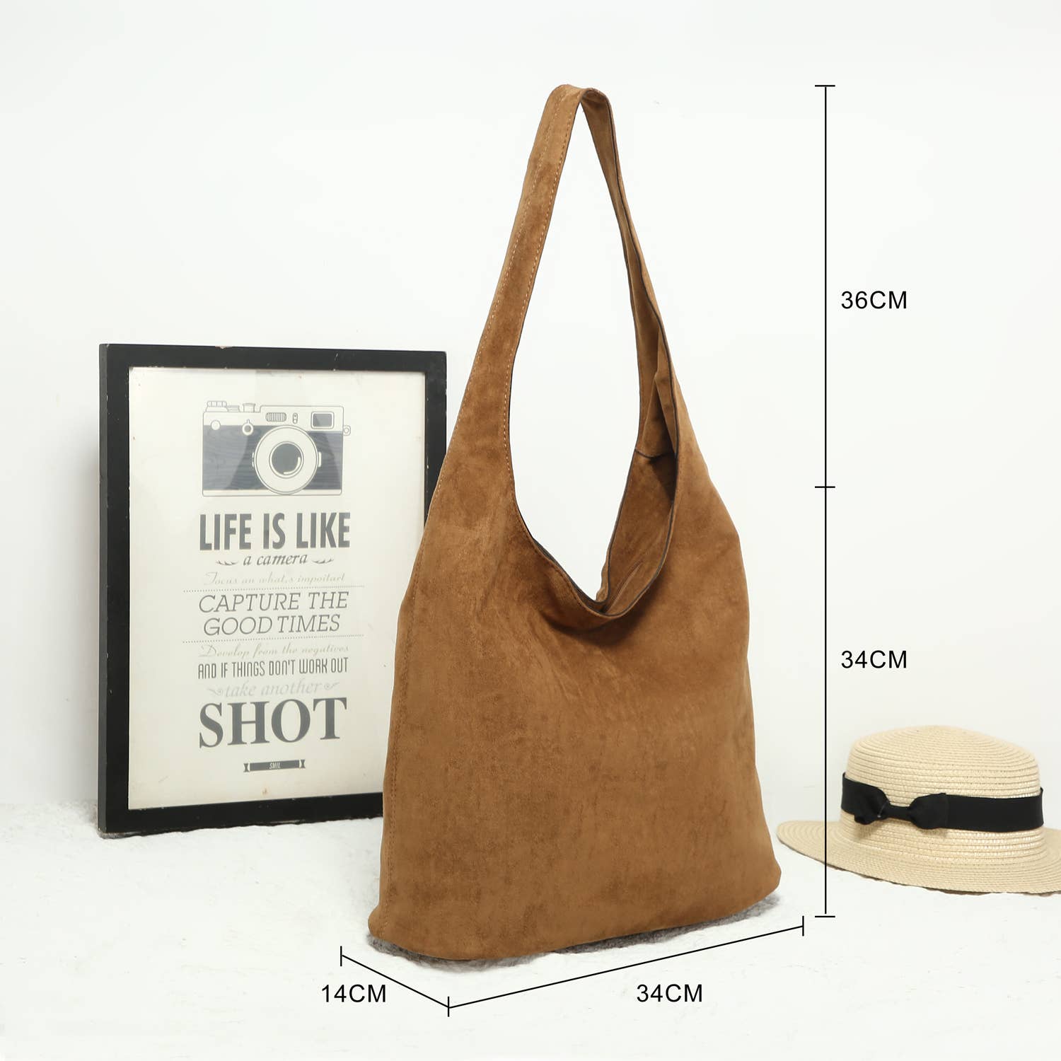 House of Milano - Venta al por mayor Bolso con correa - Mujer - Bolso de Gamuza Vegana 254555