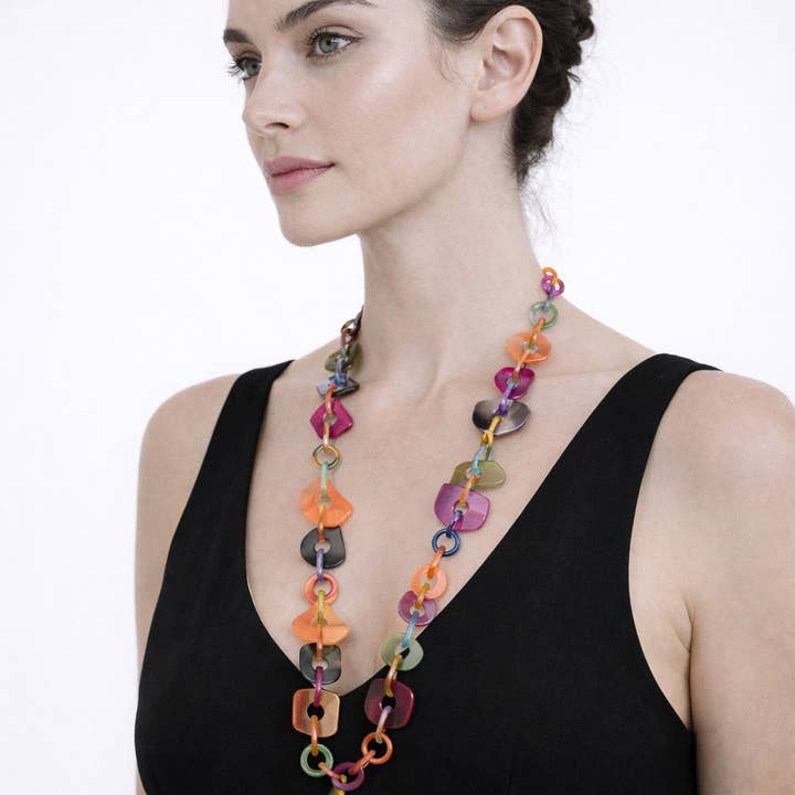 Irregular Link Chain Necklace for wholesale by Miss Minna