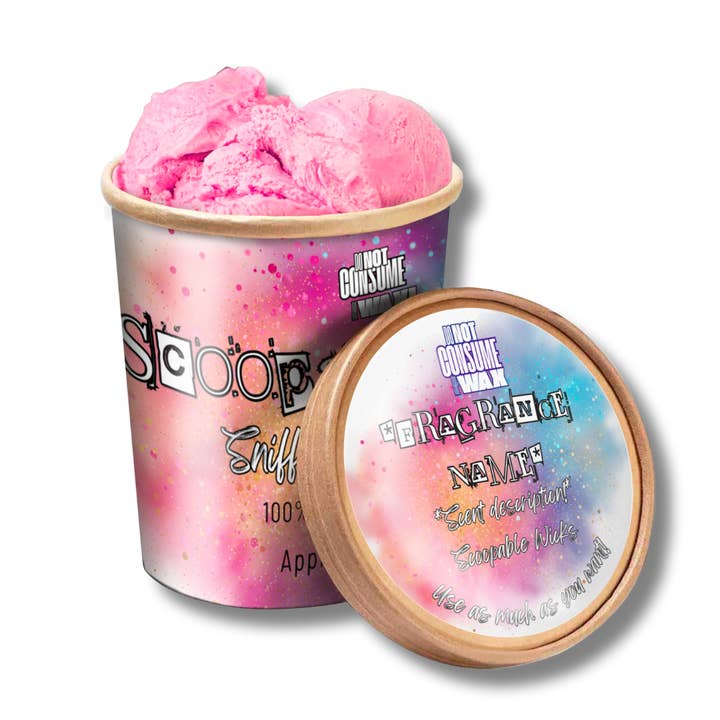 Cera Esculpível de Churro de Natal: Aroma de Donut com Açúcar e Canela da GlitterWicks por atacado de Glitterwicks