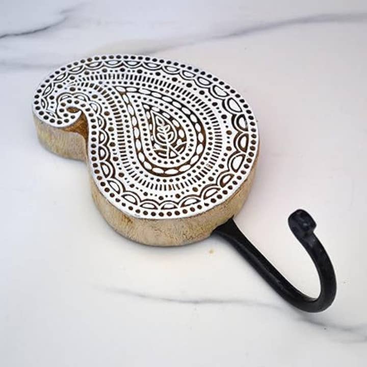 "Handcrafted Wooden Wall Hook - Artistic Home Decor Artifact for wholesale by Magnifique Hearts