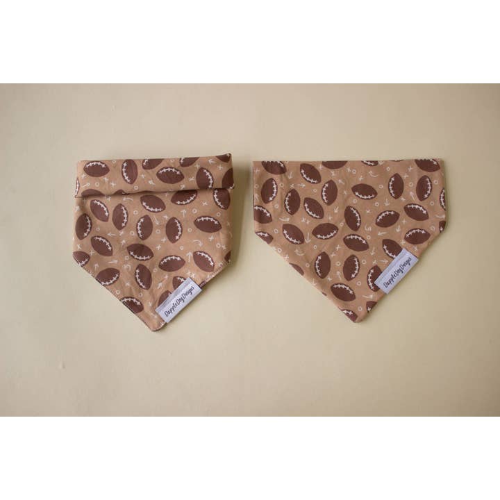 Dapple Dog Designs - Wholesale Pet Bandana - Dog - Football Bandana - Sports Dog Bandana
