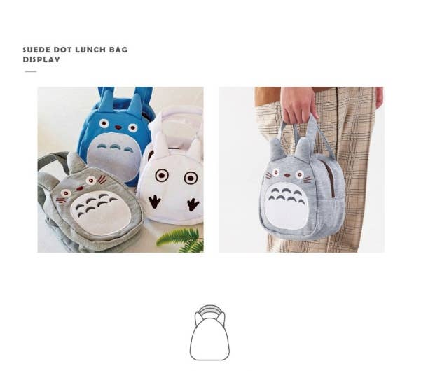 K-Wonderland – Großhandel Tragetasche – Damen – Totoro Multi-Tragetasche/Lunch-Tasche11