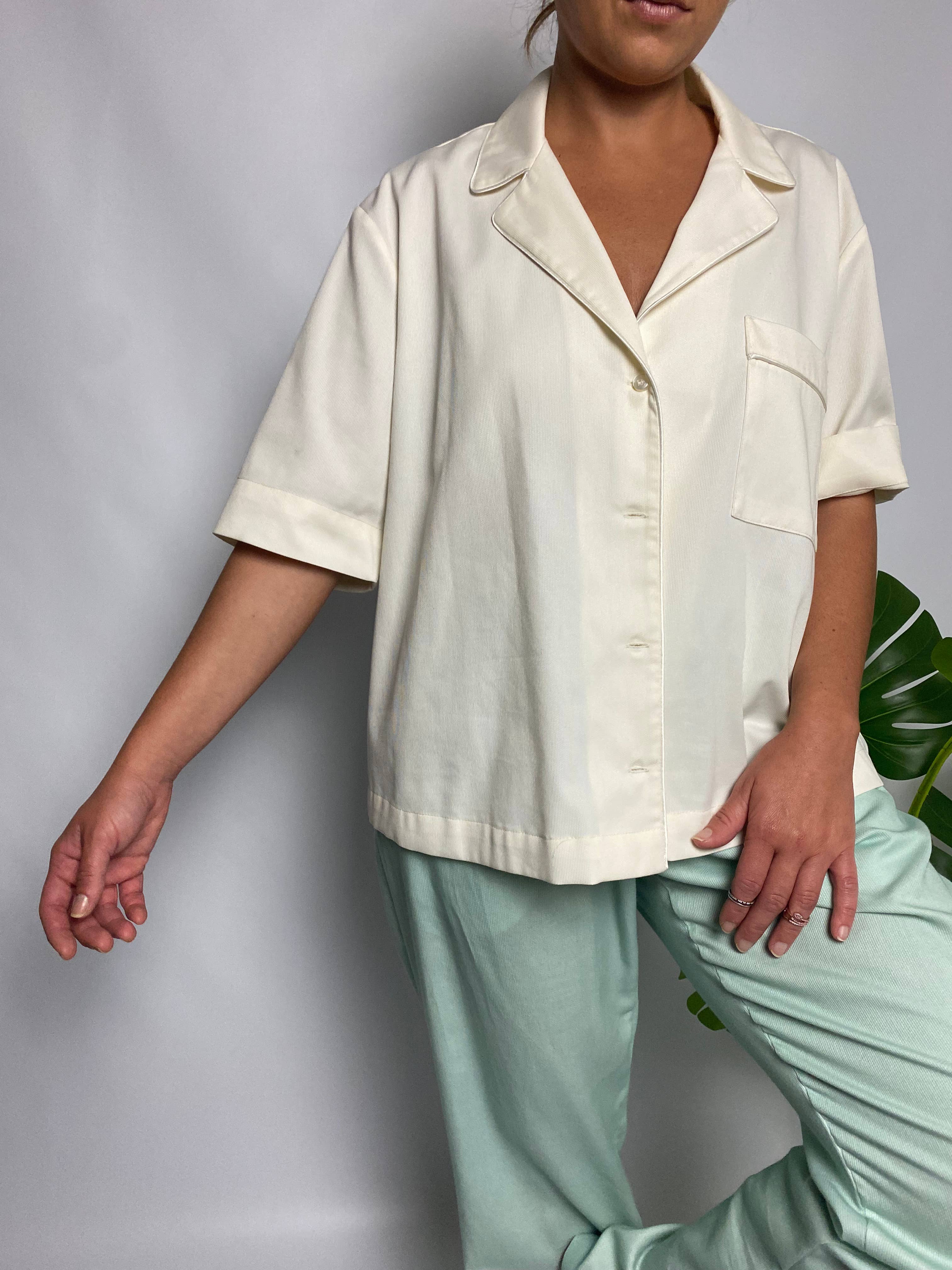 Clã - Wholesale Button Down Shirt - Women's - White Shirts -100% cotton