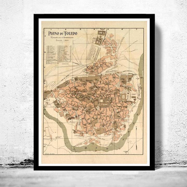Old Map of Toledo Spain 1904 Vintage map of Toledo | Vintage Map Wall Art Print and other Purchase Wholesale wielerkleding. Free Returns & Net 60 Terms on Faire trending on Faire.