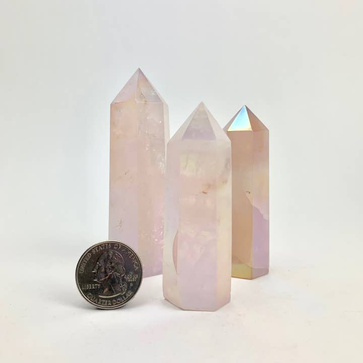 Pelham Grayson Rose - Wholesale Spiritual Stone/Crystal - Aura Quartz Standing Points1