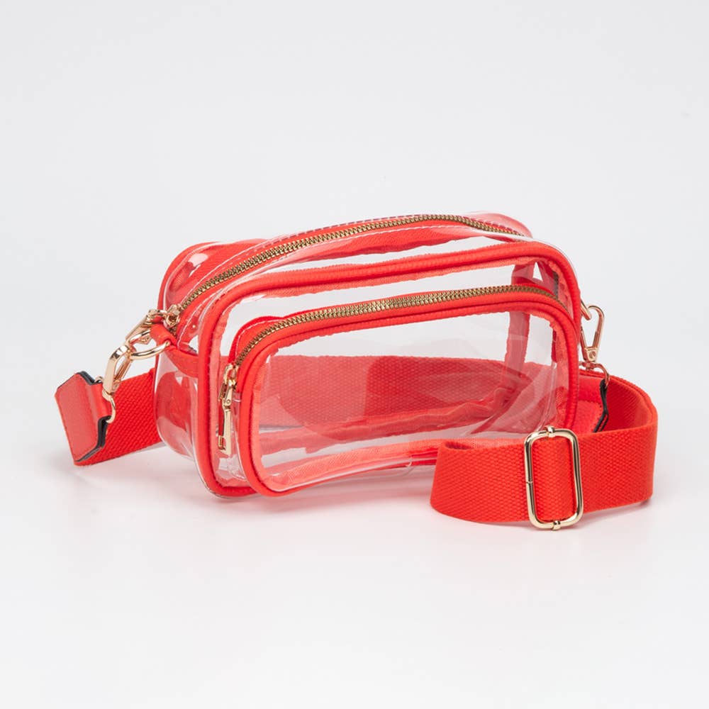 Sensibling Corp. - Wholesale Crossbody Bag - Women's - Transparent Rectangular Crossbody Bag1
