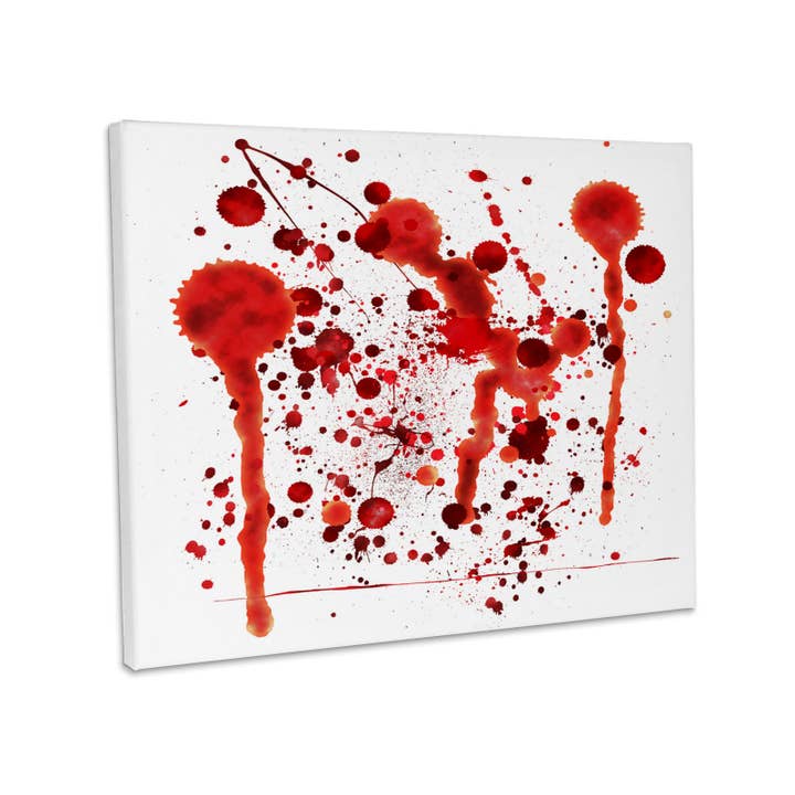 3dRose, Finte Macchie di Sangue, Tela Avvolgente di Grado Museale per la vendita all'ingrosso da parte di 3dRose