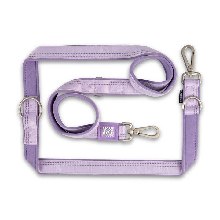 Laisse multifonction pour chien - Matrix 2.0 Lavender pour la vente par Max & Molly