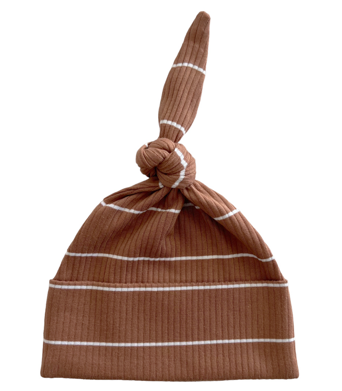 SIIX Collection - Wholesale Newborn/Knit Hat - Baby - Saddle Stripe / Organic Ribbed Beanie1