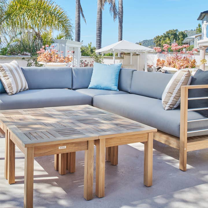 LOOMLAN - Wholesale Patio set - SoHo Patio Sectional Deep Sofa Set with Sunbrella 7PC6