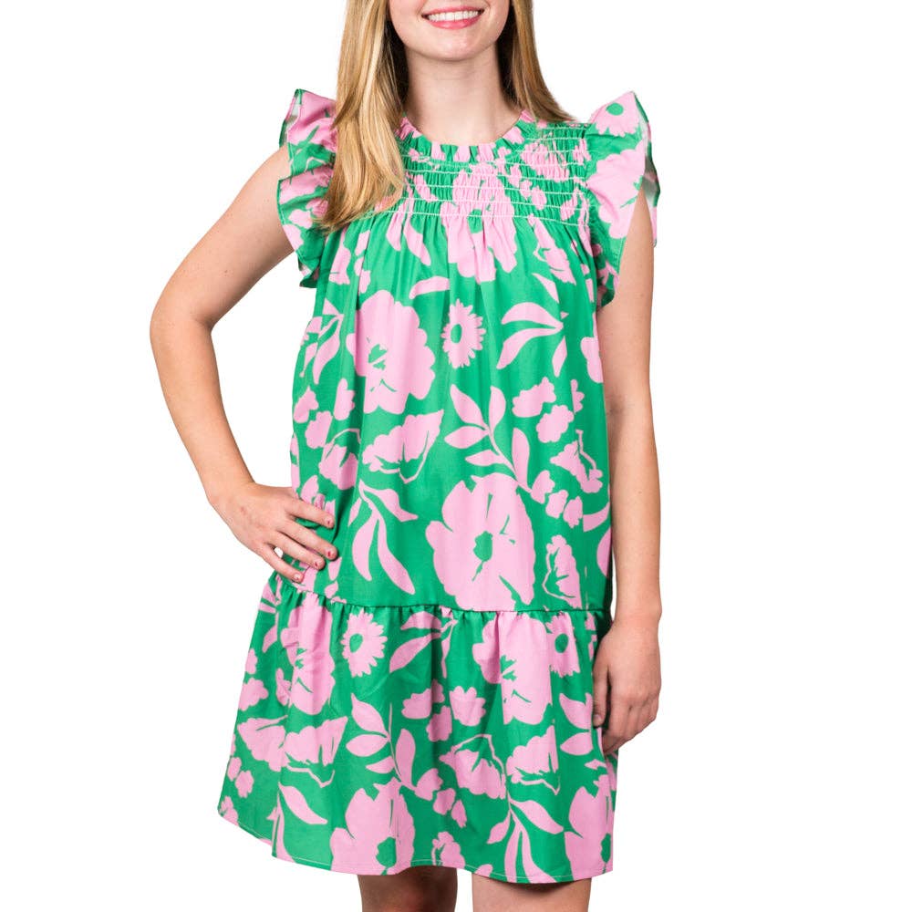 Top It Off - Wholesale Dress - Women's - Lola Printed Lightweight Dress - Fall & Resort - On Sale4