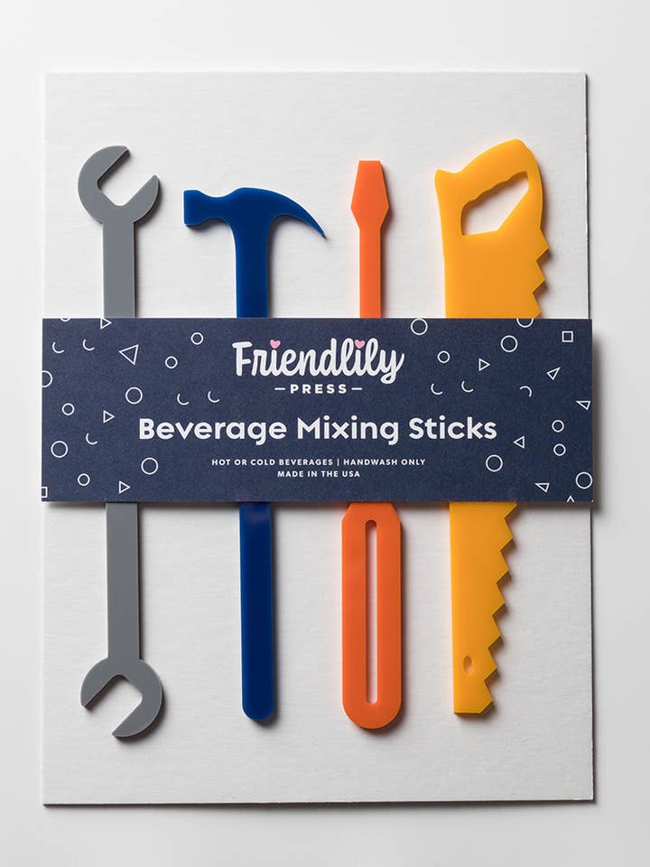 Tools Acrylic Collection for wholesale by Friendlily Press