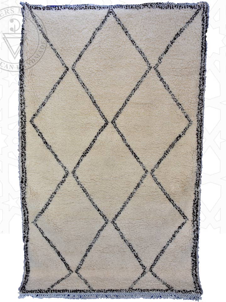 Beni ourain Moroccan rug for wholesale by Berbers Market