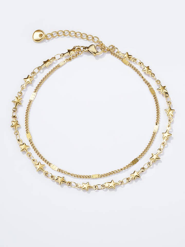 Correntes de tornozelo em aço inoxidável 624RX24 por atacado de BYREN | ÉLINE L'ATELIER