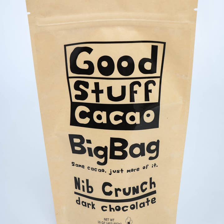 Good Stuff Cacao - Wholesale Chocolate Bar - Nib Crunch Cacao 3oz2