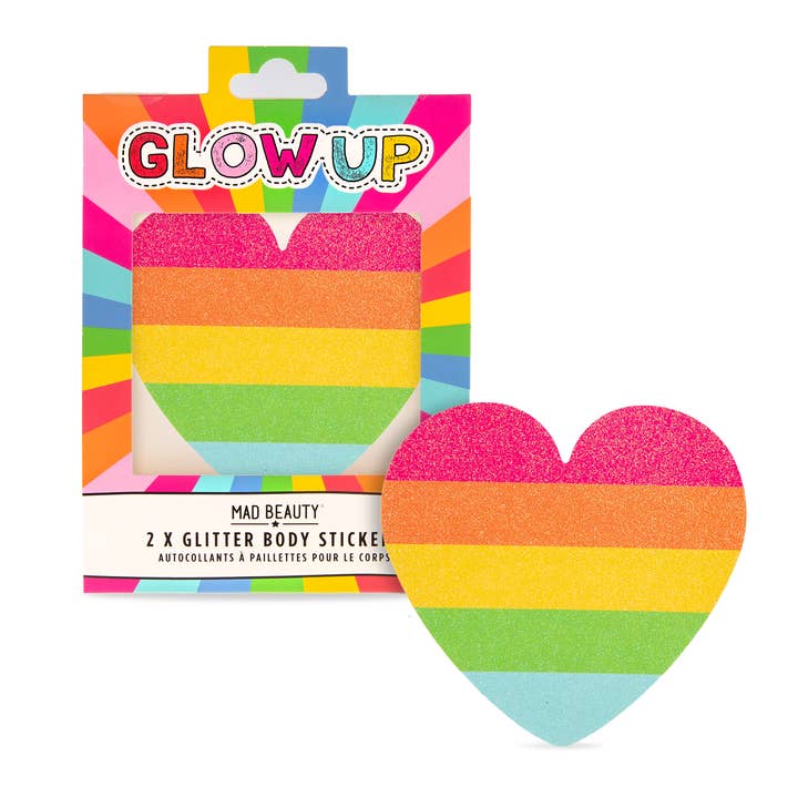 Mad Beauty USA LLC - Wholesale Body Glitter/Shimmer - Mad Beauty Rainbow Glitter Body Stickers
