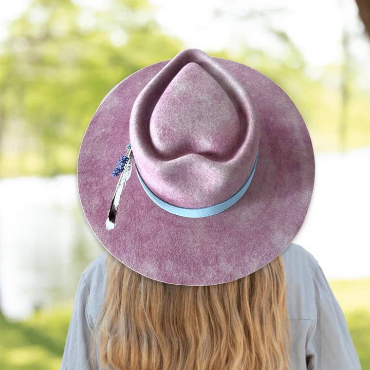 My Wine Hat - Wholesale Fedora - Women's - PROVENCE FEDORA - ROSE ~ BRIDAL COLLECTION