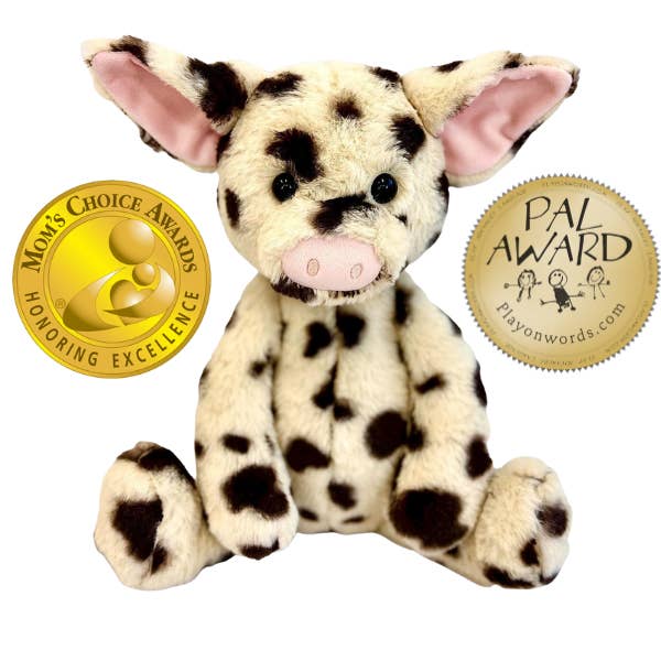 World's Softest Lushee 16 inch Spots Piggy Plush Toy for Kid for wholesale by Beverly Hills Teddy Bear Company