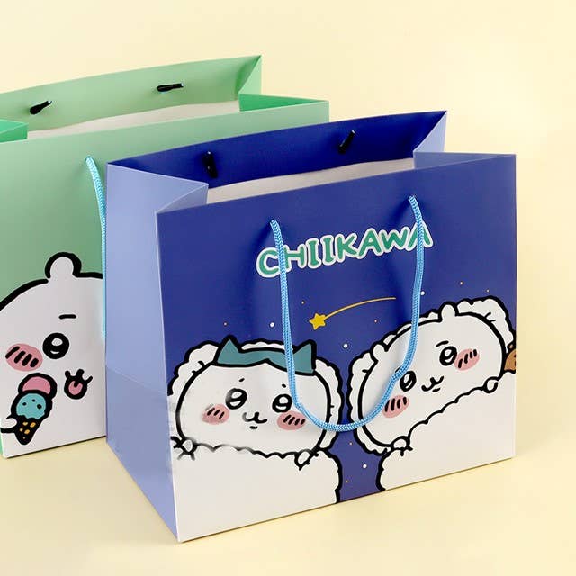 Chiikawa Papier-Einkaufstaschen-Set, Größe M für den Großhandel von K-Wonderland