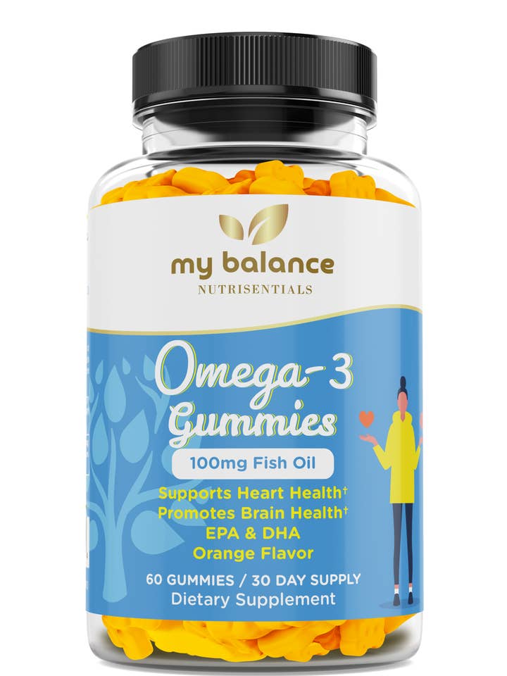 Gummies à l'huile de poisson Omega pour la vente par My Balance
