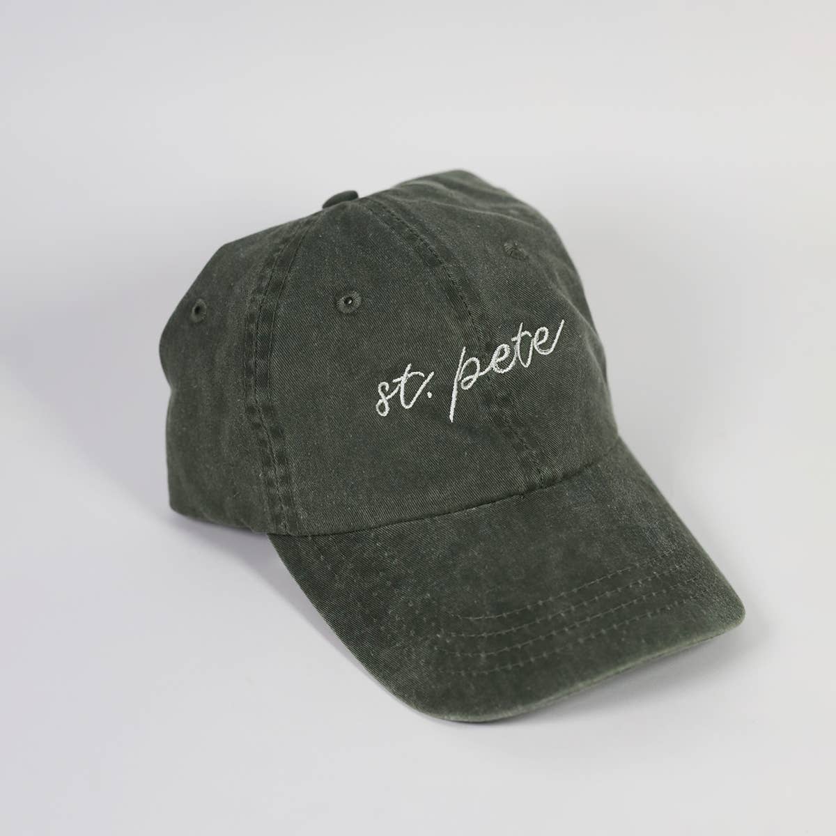 Tay Dunworth - Wholesale Baseball Cap - Unisex - St. Pete (Florida) Cursive Embroidered Dad Hat3