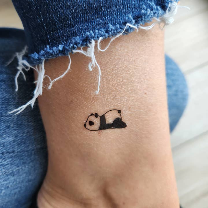panda temporary tattoo (set of 4) for wholesale by encredelicate