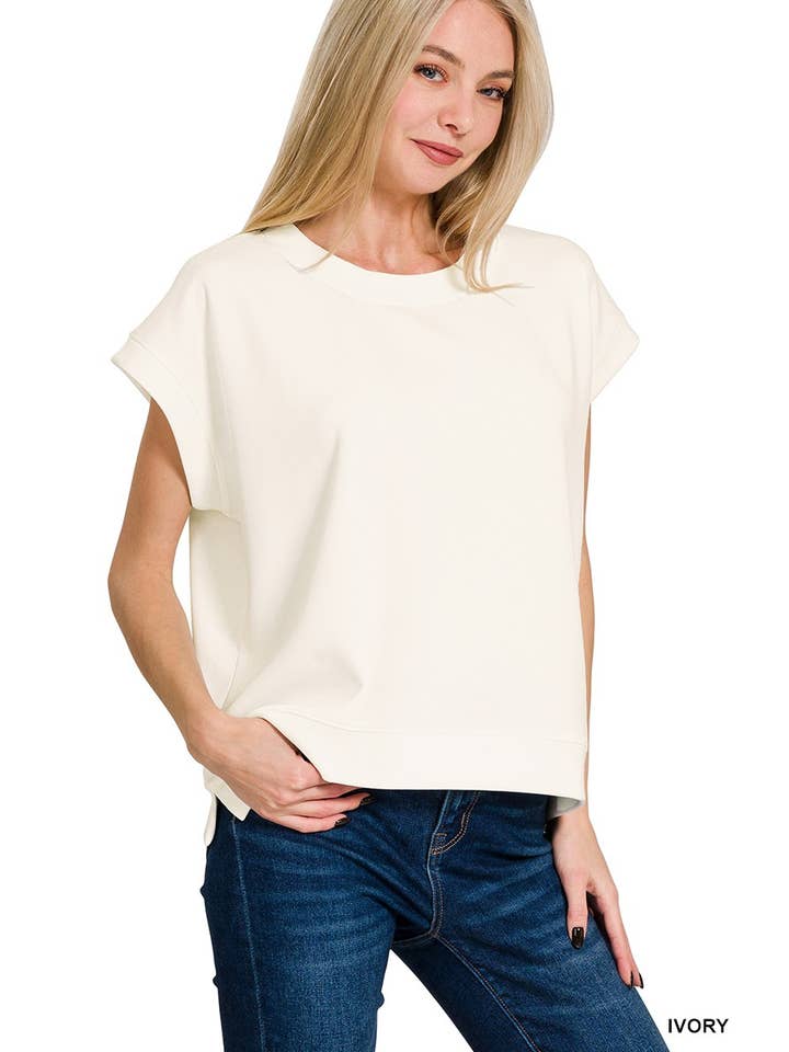 Vanilla Monkey - Wholesale Sweatshirt - Women's - Scuba Short Sleeve Sweatshirts13