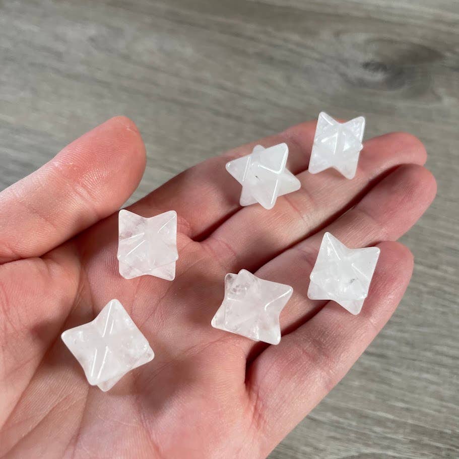 Keystone Crystals - Wholesale Spiritual Stone/Crystal - Gemstone Merkaba Star Sacred Geometry Crystal – 1/2 Inch 5